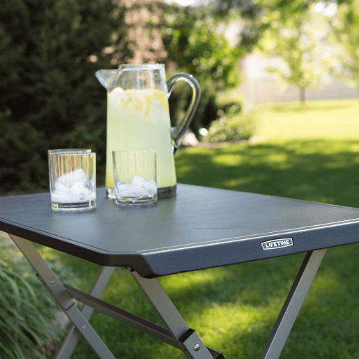 Mesa personal plegable rectangular 75x50,5x66 cm LIFETIME Mesa personal plegable rectangular 75x50,5x66 cm LIFETIME