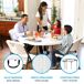 Mesa redonda plegable LIFETIME Ø122 x 74 cm Mesa redonda plegable LIFETIME Ø122 x 74 cm Blanco