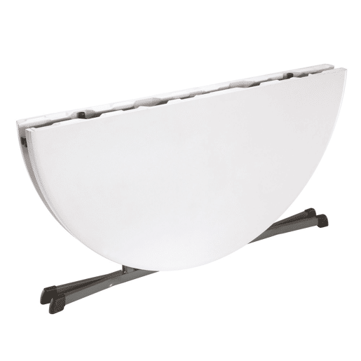 Mesa dobrável branca redonda Lifetime Ø152x75,5 cm