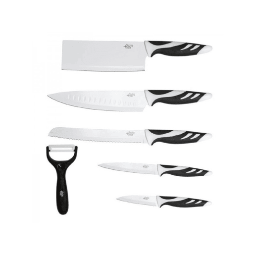 Facas Conjunto 6 facas Swiss branco Cecotec