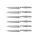 Set de 6 cuchillos Cecotec Profesionales acero inox 11,6 cm Set de 6 cuchillos Cecotec Profesionales acero inox 11,6 cm Plateado