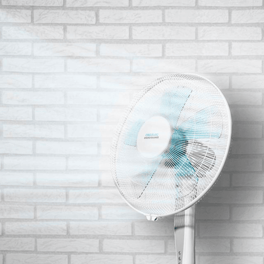 Cecotec Ventoinha de pé de 16u2019u2019 com 50 W e temporizador, 3 velocidades, 3 modos, oscilação, silenciosa, altura ajustável, 5 pás e máxima segurança.