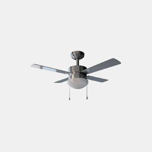 Cecotec Ventoinha de teto de 42u2019u2019, de 4 pás reversíveis, 50 W, candeeiro e função verãoinverno.