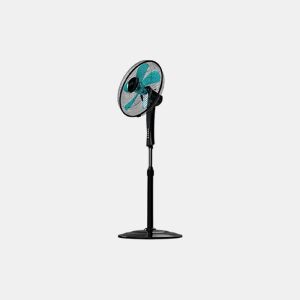 Cecotec Ventoinha de pé de 16u2019u2019 com 50 W e temporizador, 3 velocidades, 3 modos, oscilação, silenciosa, altura ajustável, 5 pás e máxima segurança.