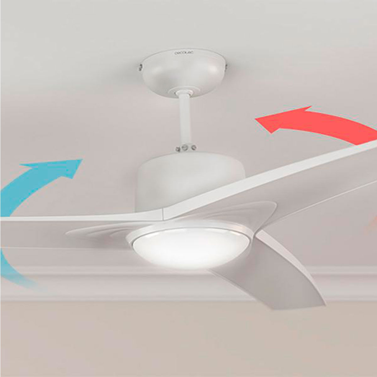 Ventilador de techo Cecotec EnergySilence Aero  W  aspas mando a