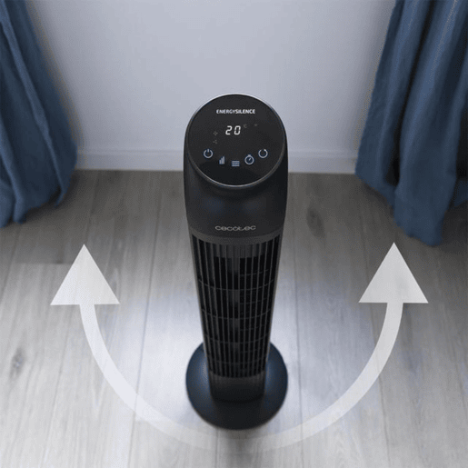 Cecotec Coluna de ar de 45 W e 33u2019u2019 com comando à distância e ecrã LED.