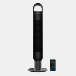 Cecotec Coluna de ar de 60 W e 40u2019u2019 com controlo por Wi-Fi e ionizador.
