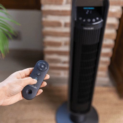 Cecotec Coluna de ar de 60 W e 40u2019u2019 com controlo por Wi-Fi e ionizador.