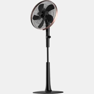 Cecotec Ventoinha de pé de 16u2019u2019 com 28 W e motor DC, 24 velocidades, 3 modos, oscilação, silenciosa, altura ajustável, 10 pás e máxima segurança.