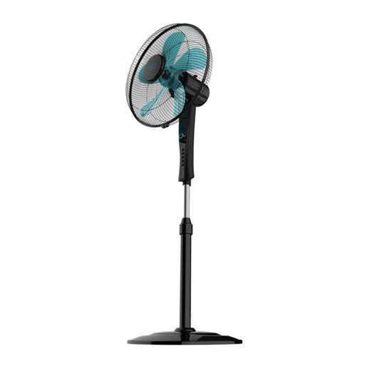 Cecotec Ventoinha de pé de 16u2019u2019 com 50 W e temporizador, 4 velocidades, oscilação, silenciosa, altura ajustável, 5 pás e máxima segurança.