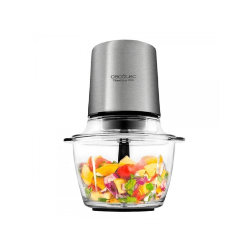 Cecotec Picadora de carne e verduras elétrica compata com corpo de aço e lâminas com revestimento de titânio. Cecotec Picadora de carne e verduras elétrica compata com corpo de aço e lâminas com revestimento de titânio.