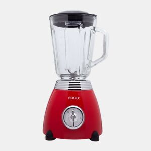 LIQUIDIFICADOR GLASS RETRO - 1,5L - 500W - VERMELHO