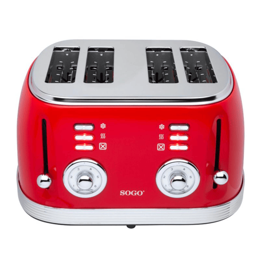 MÁQUINA DE TOSTAS RETRO 4 CORREIAS-1500W