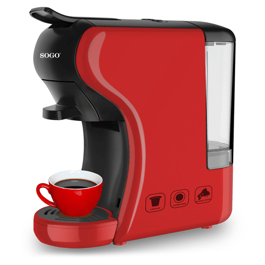 MÁQUINA DE CAFÉ EXPRESSO MULTI-CÁPSULAS 3 EM 1 - 0,6L - 1450W