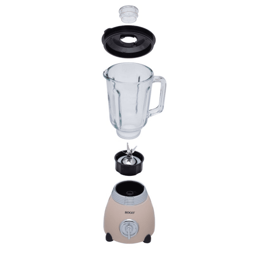 LIQUIDIFICADOR GLASS RETRO - 1,5L - 500W - BIEGE