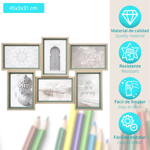 Definir 6 Marca decorativa Natureza