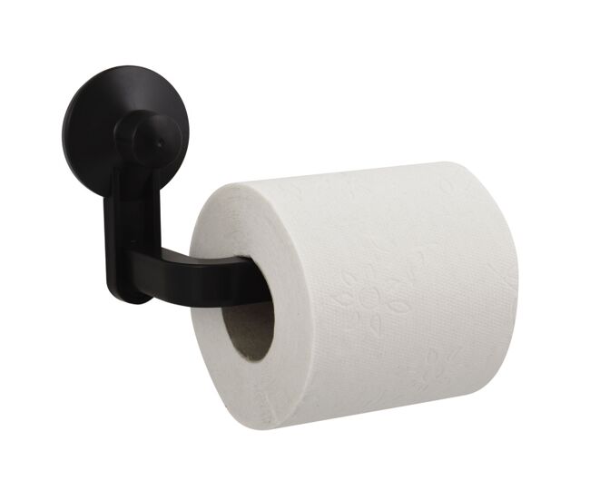 Portarollo /toallero negro mate dimensiones: 16,4x6,8x9,7cm