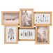 Conjunto 6 Marcos Decorativos Conjunto 6 Marcos Decorativos Marrón Claro
