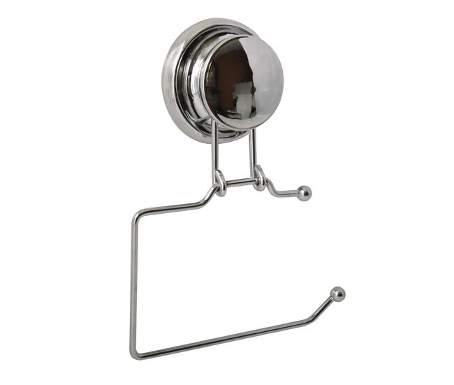 Porta rollos avec mega ventouse chrome