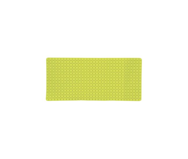 Alfombra de baño quadro premium 36x76 cm verde