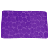 Carpete de banheiro de espuma MSV com Efeito Violet Stones 50 x 80 cm