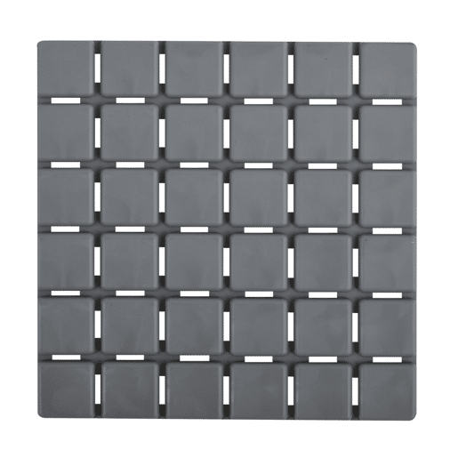 Lote 6 Quadro Non -Slip Carpets, Gray - MSV.