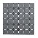 Alfombras antideslizantes Quadro Lote 6 23x15 Alfombras antideslizantes Quadro Lote 6 23x15 Gris