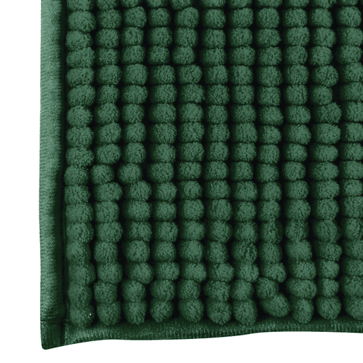 Conjunto de 2 tapetes de banheiro não -deslize em verde 60x90cm