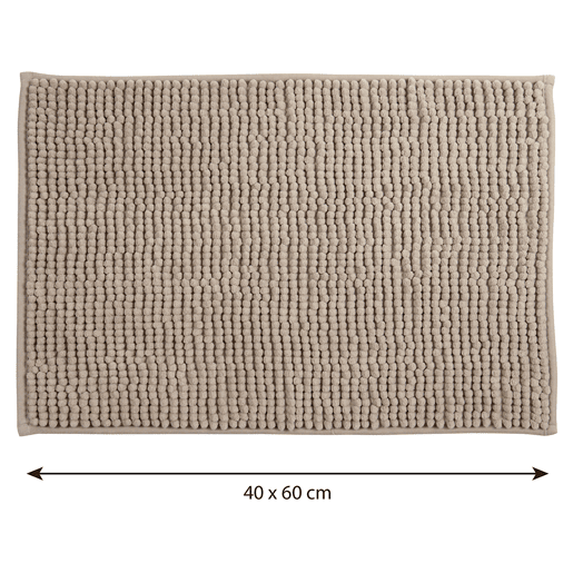 MSV Chenille Carpet de microfibra no topo 40 x 60 cm