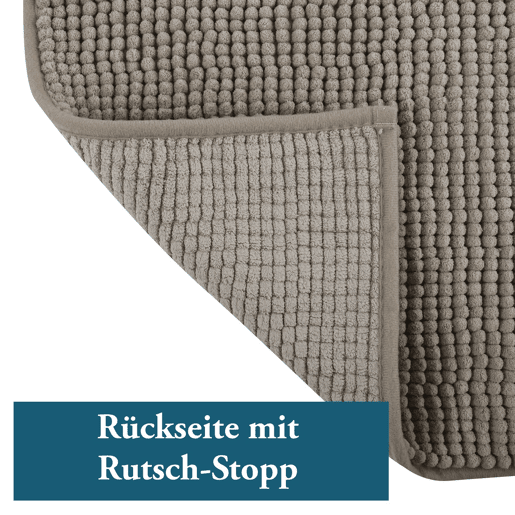 MSV Chenille Carpet de microfibra no topo 40 x 60 cm