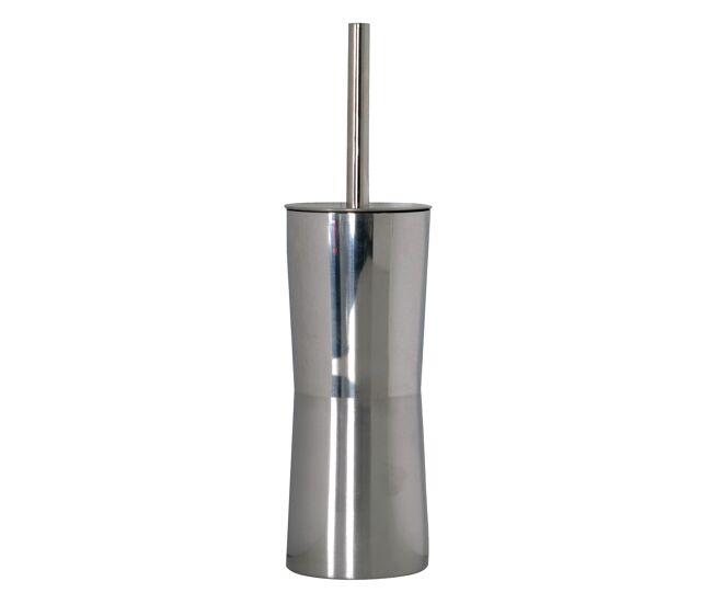 Escobillero msv "miami" de acero inoxidable en color gris