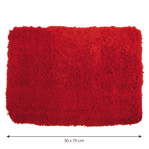 Microfiber tapete, vermelho - msv