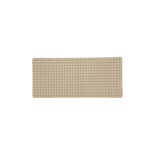 Anti DeaPante Quadro Premium 36x76 cm de banheiro bege tapete