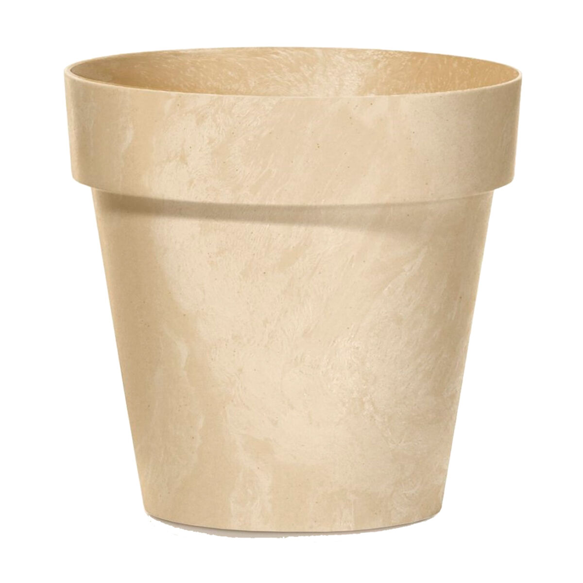 Maceta cube beton effect 2,2l., dimensiones (mm) 170x170x150, color crema