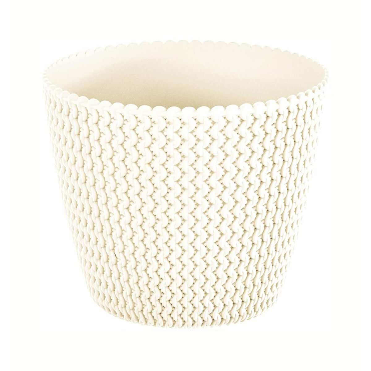 maceta redonda 5l prosperplast splofy de plastico en color crema o218 x 184 cm