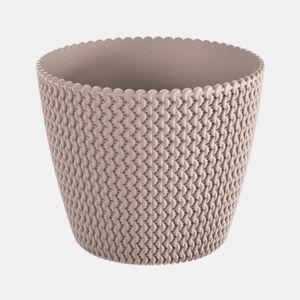 Pote redondo 5L Prosperplast Splofy de Mocca Color Plastic, Ø21,8 x 18,4 cm