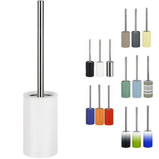 Coleção Spirella Tube, corretor para o banheiro 10,5 x 10,5 x 42,0 cm, porcelana, branco