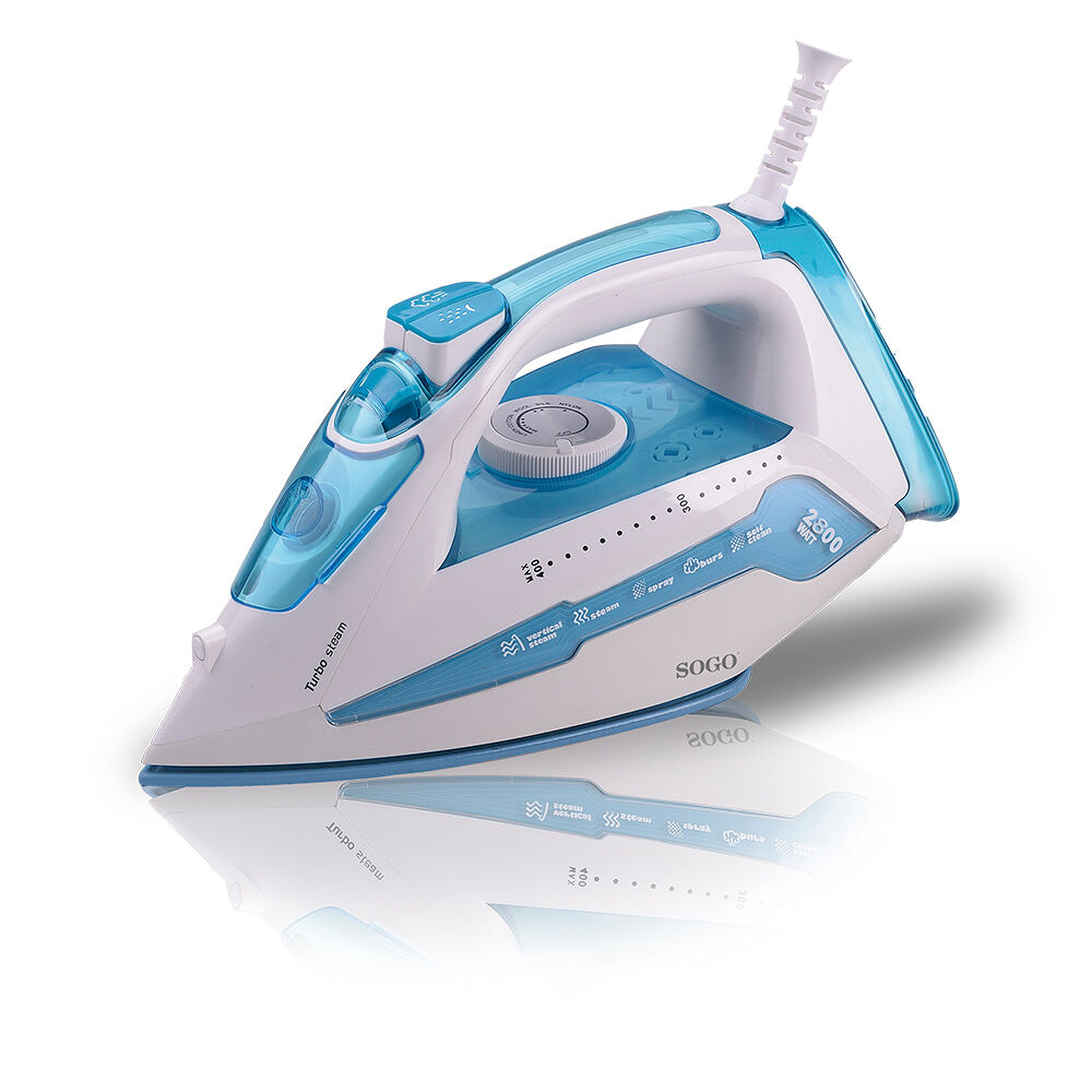 SOGO PLANCHA VAPOR CERAMIC. 2800W AZUL