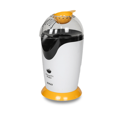MÁQUINA DE FAZER PIPOCAS SEM ÓLEO - 1200W - AMARELA