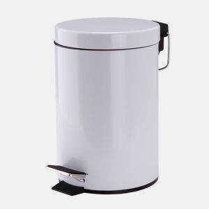 Lata de lixo 3 litros com pedal fabricado em aço MSV 16,5 x 25 cm