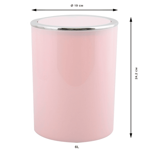 Papel de escritório msv aspen 6l de plástico rosa