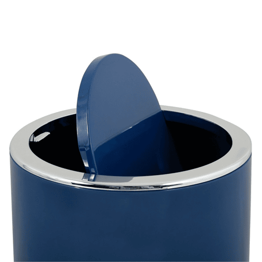MSV como Kamaka lixo 6 litros de plástico azul elétrico Ø18,5 x 26 cm