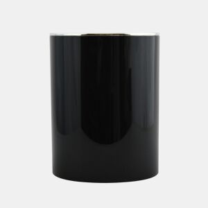 Banho de plástico MSV de lixo de 6 -Liter em preto 18 x 24,2 cm