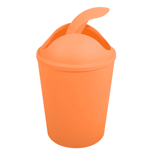 Ako 5.5L com tampa laranja dobrável