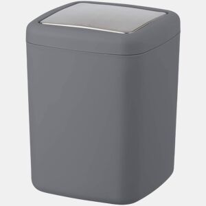 Cubo com Wenko dobrável, 3 litros, em cor antracite 15 x 20 x 15