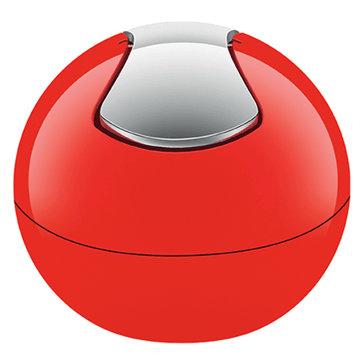 Coleção de Spirella Bowl, papel Ø16 x 14 cm (1 litro), poliestirol, vermelho