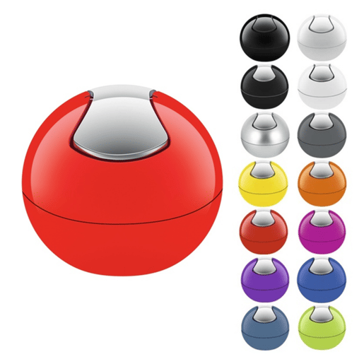 Coleção de Spirella Bowl, papel Ø16 x 14 cm (1 litro), poliestirol, vermelho
