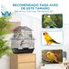 Jaula para Pájaro Acero, PP PawHut Jaula para Pájaro Acero, PP PawHut Negro