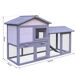 Jaula exterior de madera para animales pequeños 147x54x84 cm Jaula exterior de madera para animales pequeños 147x54x84 cm Gris