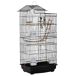 Jaula para Pájaros Acero, PP, Madera Mixta PawHut Jaula para Pájaros Acero, PP, Madera Mixta PawHut Negro